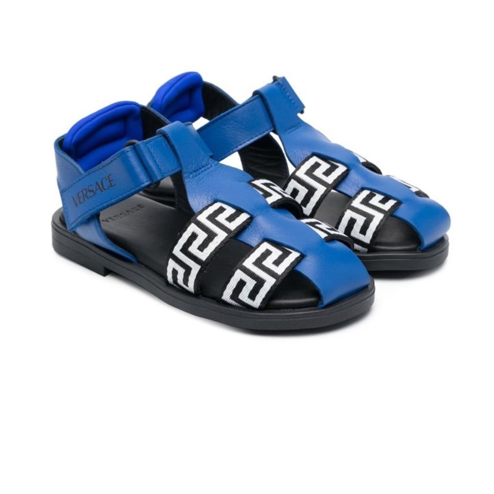 Versace Blue and black  Kids Sandals - Picture 2 of 7